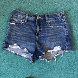 Denim Distressed Women Shorts
